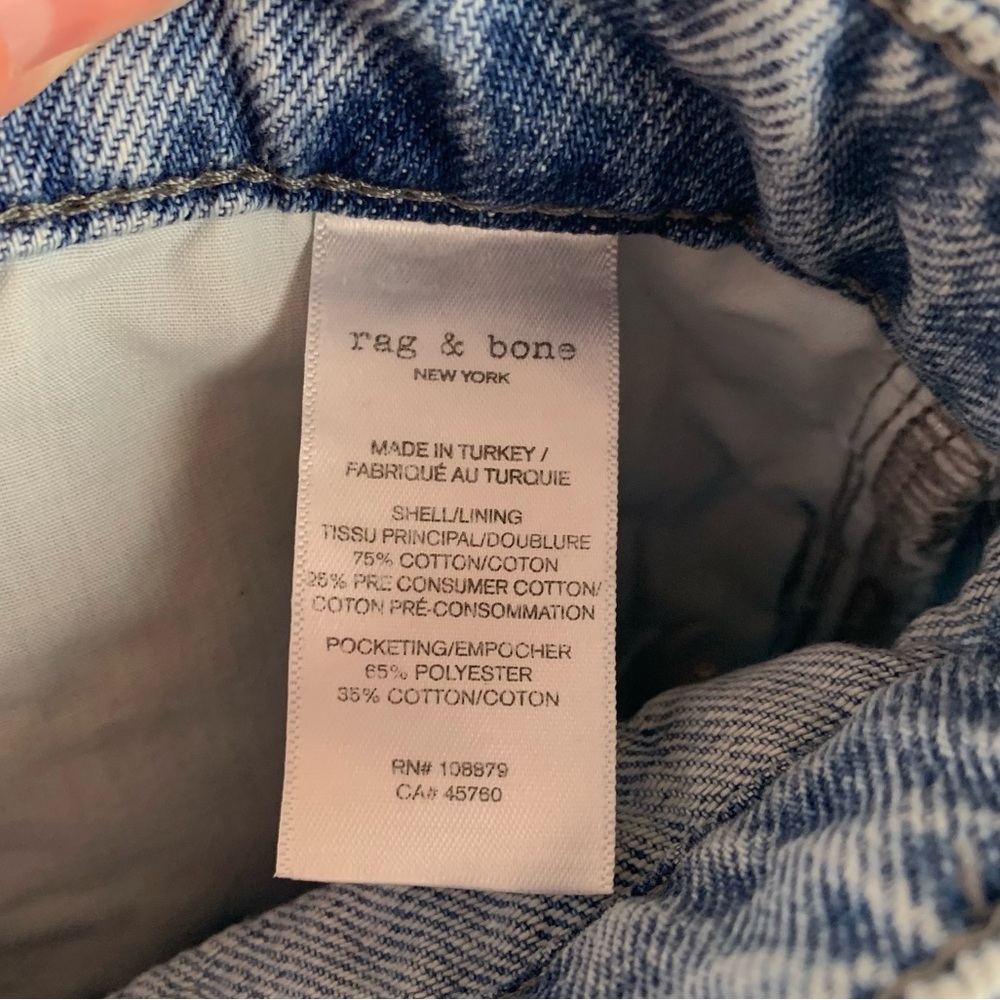 Rag & Bone Dylan Denim Shorts - Picture 8 of 8